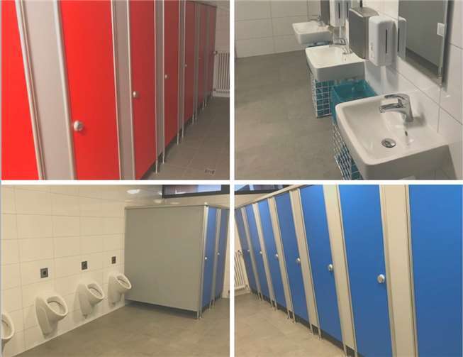 Die Toiletten der Grundschule wurden komplett erneuert. Foto: Stadtverwaltung Bendorf