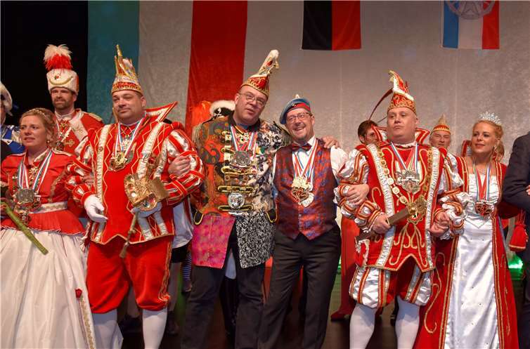 Die Tollitäten aus Andernach und Berlin bezauberten das Publikum.