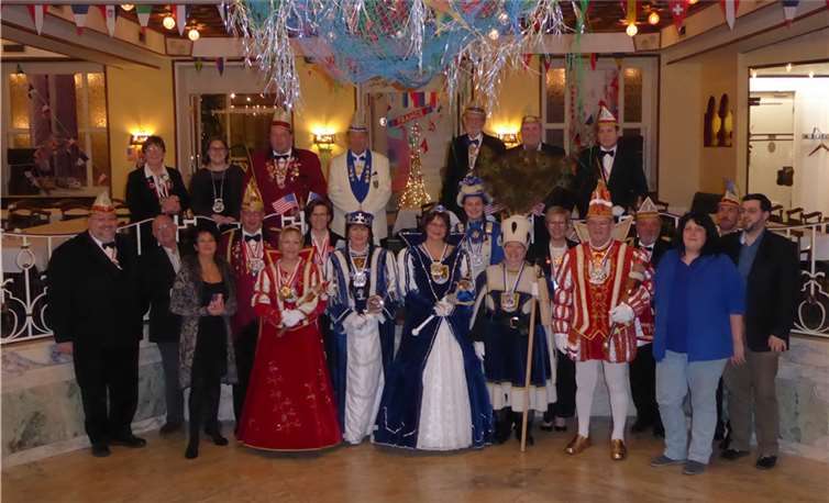 Die Tollitäten trafen sich zu einem gemeinsamen Plausch.privat