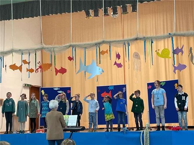 Die Tonkelchen der Kreismusikschule begeisterten die zahlreichen Gäste.  Foto: Christoph Herche, Pressestelle des Westerwaldkreises