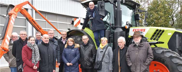 Die „Tour de Grafschaft“ führte die kommunalen Vertreter aus Terres-de-Caux auch zum Grafschafter Bauhof. Gemeinde Grafschaft