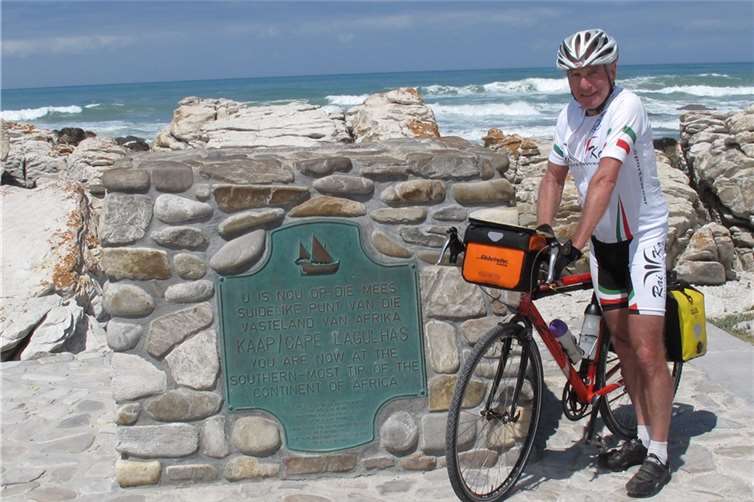 Die Tour führte Siegfried Netzband auch ans Kap der guten Hoffnung. Siegfried Netzband