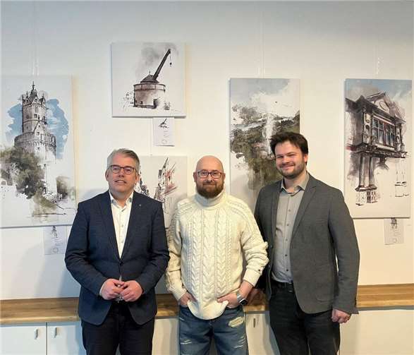 Die Tourist-Information Andernach wird noch inspirierender: Ab sofort gibt es eine Mini-Galerie, in der Künstler ihre Werke präsentieren können, die Andernach in einzigartiger Weise darstellen. Foto: Andernach.net GmbH