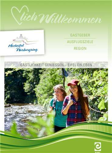 Die Tourist-Information Hocheifel-Nürburgring hat ein neues Image- und Gastgeberverzeichnis aufgelegt. Quelle: Verbandsgemeinde Adenau