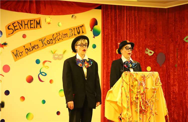 Die „Trämps von der Mussel“ nahmen das Dorfgeschehen auf besondere Art und Weise unter die Lupe.