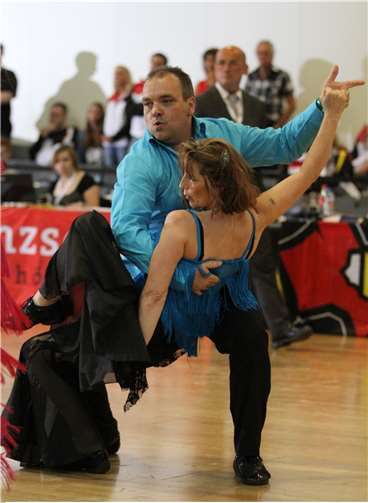 Die Trainer Bea und Frank Kraft.  Foto:DJK