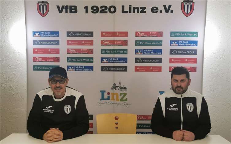 Die Trainer der 1. Mannschaft, Behar Prenku und Michael Krupp. Fotos: privat