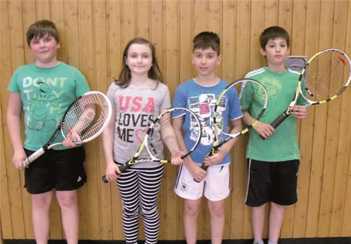 Die Trainingsgruppe dienstags, 17 Uhr, v.l.: Jan Riemer, Annalena Schatten, Yannick Haeser-Reif und Justin Stürz. privat