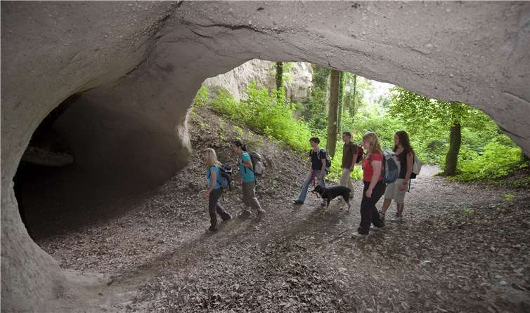 Die Trasshöhlen bei Kell. Foto: Klaus-Peter Kappest