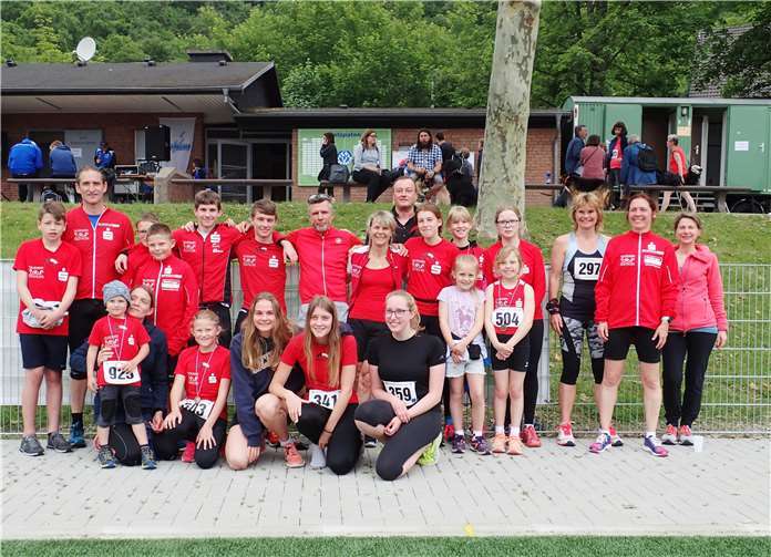 Die Triathleten des TuS Ahrweiler nahmen am aus vier Läufen bestehenden Ahrtal-Teamcup teil.Foto: privat