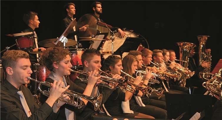 Die Trompeterinnen und Trompeter des Tomburg Winds Orchesters.privat