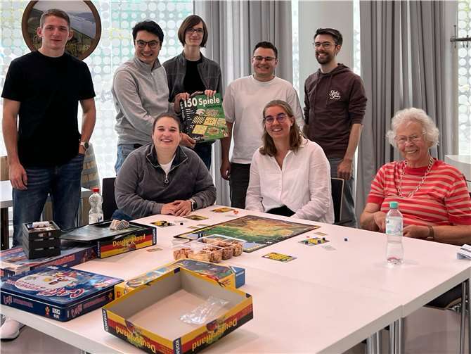 Die Truppe der Nachwuchs-CDU hatte einen interessanten Spielenachmittag, bei dem auch der politische Diskurs nicht zu kurz kam. Foto: Sandra Hürter