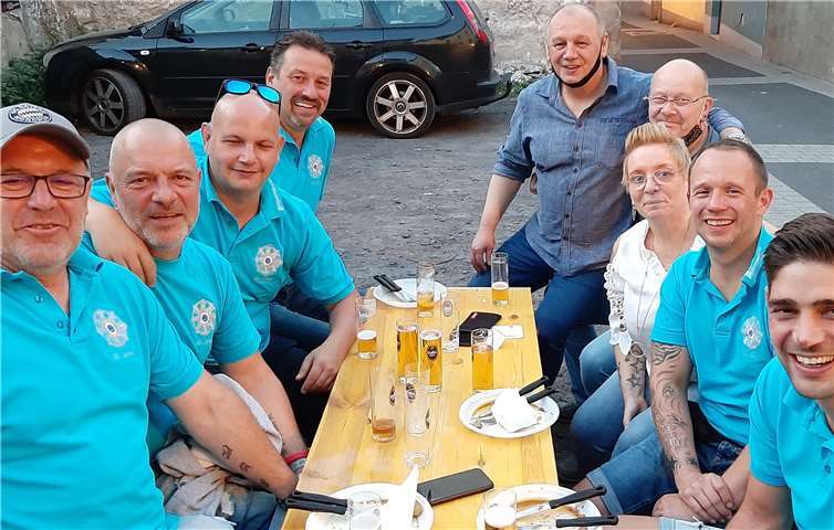 Die Truppe des Männerballetts schaut auf die wenigen Aktionen dieses Jahres zurück. Foto: privat