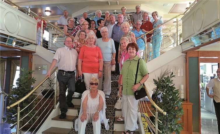 Die „Türmer“ fuhren mit der „Rheinprinzessin“ nach Boppard. privat