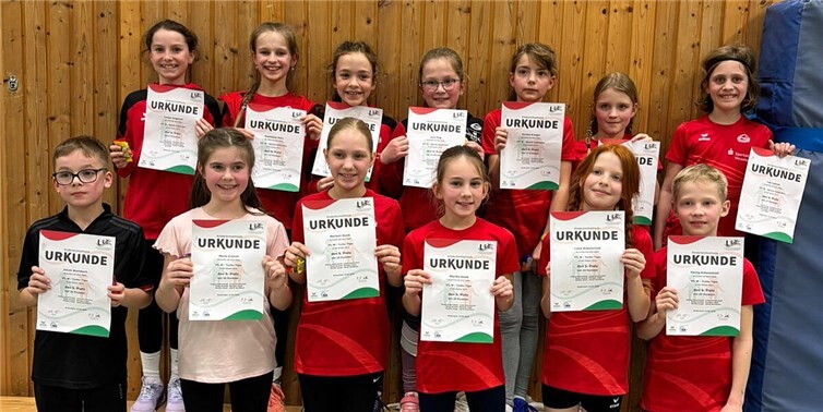 Die Turbo-Tiger und die Sprint-Geparden kamen in der Altersklasse U12 unter die ersten fünf Plätze.