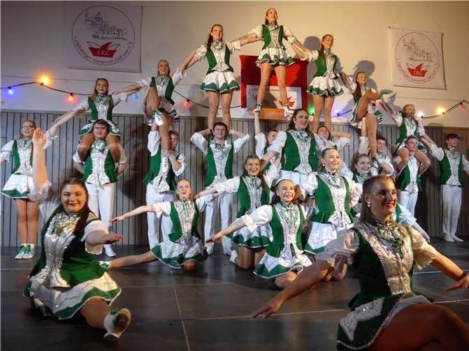 Die Turm-Garde Eitorf zeigte ihr Können. Fotos: 1. Lüftelberger Karnevals Club 1996 e.V.