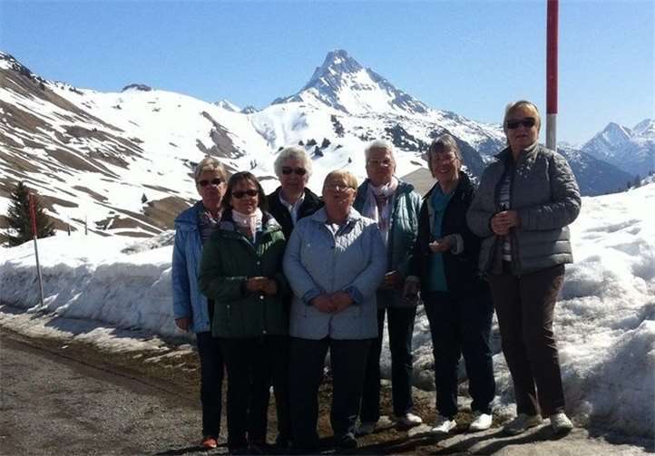Die Turnerfrauen (v.l.): Gerda Rieck, Loni Gies, Mea Jüliger, Uta Assenmacher, Gundi Gelling, Rosemarie Hess, Marianne Assenmacher. privat