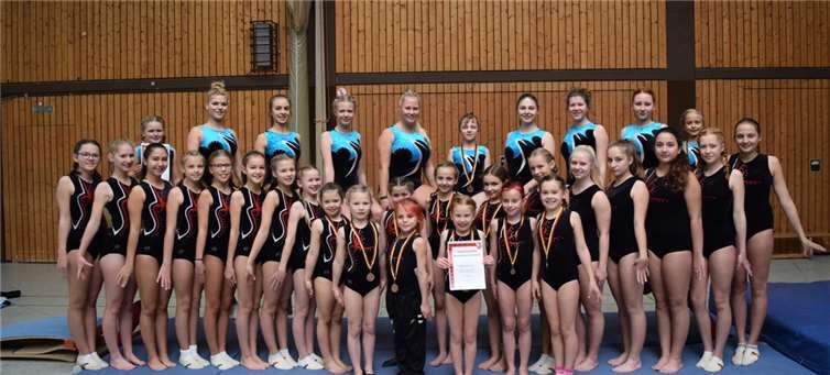 Die Turnerinnen der Turngesellschaft Polch. Privat