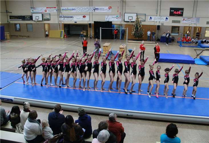 Die Turnerinnen des TV Bad Ems präsentierten sich. MFU