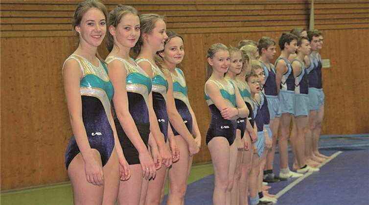Die Turnerinnen des TV Vallendar. -AND-