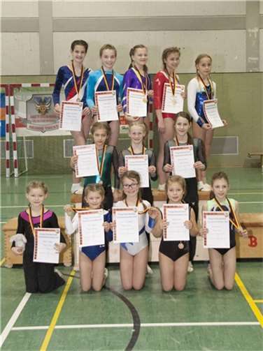 Die Turnerinnen des TuWi Adenau überzeugten bei den Gau-Einzelmeisterschaften durch gute Leistungen.