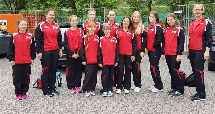 Die Turnerinnen reisten für drei Tage nach Gundersheim.Schowtjak/Flato
