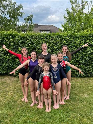 Die Turnerinnen waren sehr erfolgreich. Foto: privat