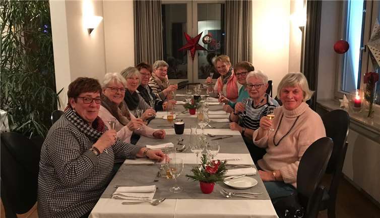 Die Turnfrauen trafen sich zu einem gemütlichen Abend. Foto: privat