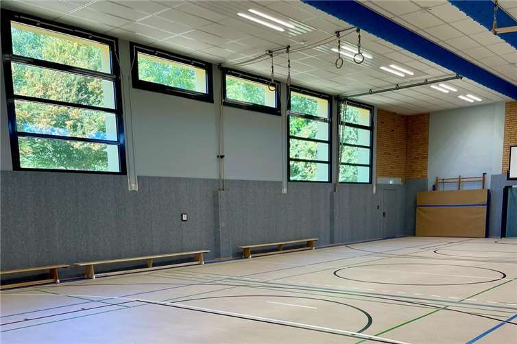Die Turnhalle steht wieder für Schulsport und Vereinsaktivitäten zur Verfügung.  Fotos: Gemeinde Wachtberg
