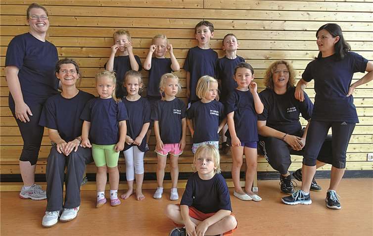 Die Turninder des TV Sinzig beim Turngau Rhein-Ahr-Nette. privat