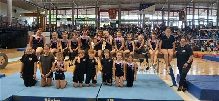 Die Turnkinder des TV Weitersburg beim Kinderturnfest.  Foto: TV Weitersburg