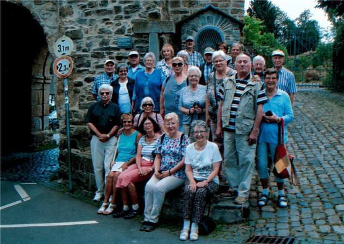 Die Turnsenioren besuchten unter anderem Blankenberg.TV Feldkirchen