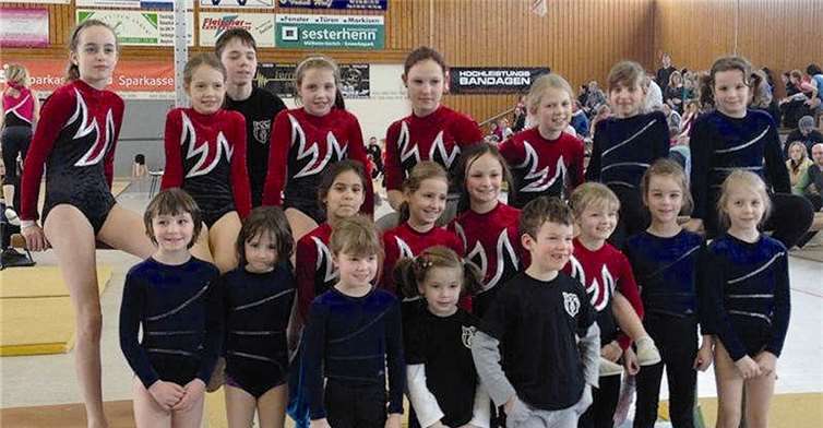 Die Turntiger des TVW beim Winterturnfest des Turngau Rhein-Mosel. privat