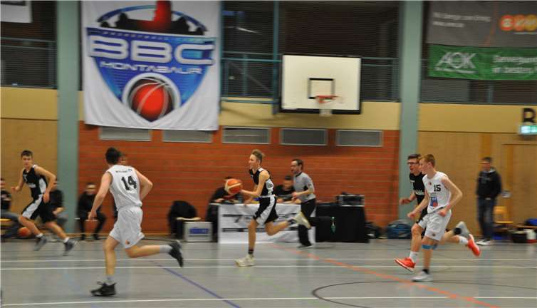 Die U-16 kam nur langsam ins Spiel, doch auch der Gegner war noch nicht wach. BBC Montabaur