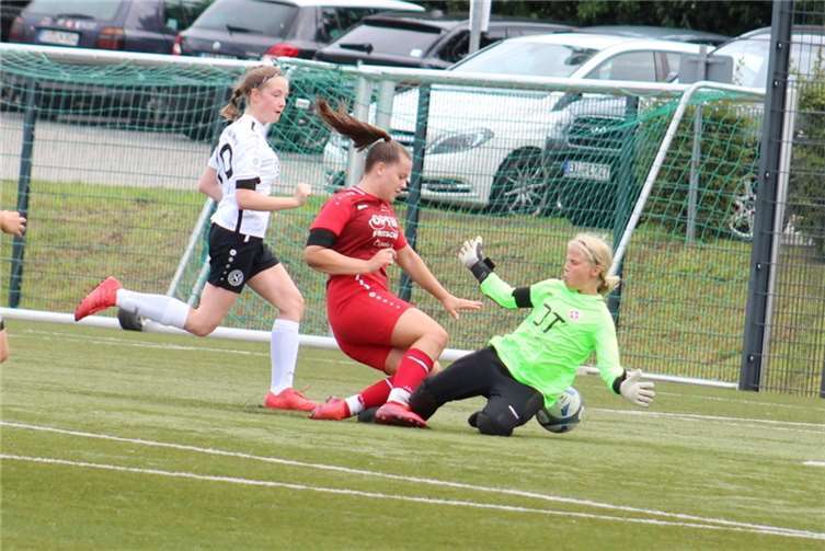 Die U 17 konnten ihr Spiel deutlich gewinnen.