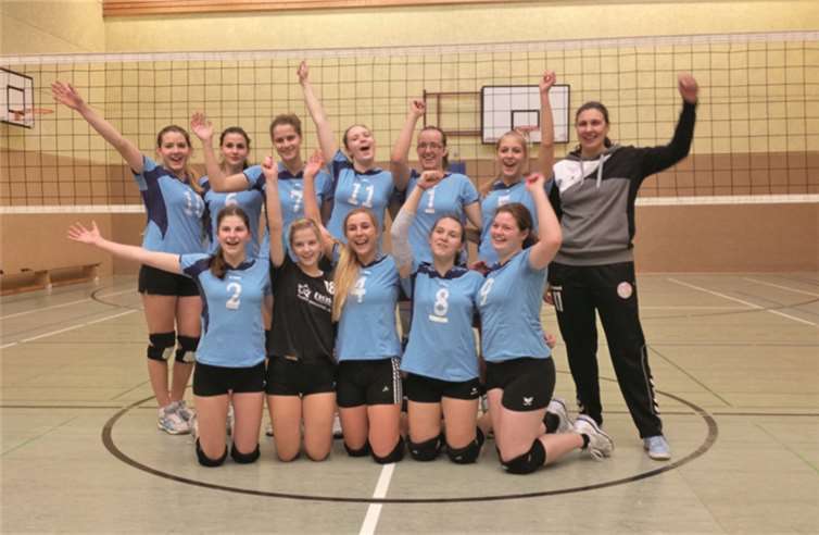 Die U-20 Volleyballerinnen des FC Wierschem ist Rheinlandmeister.Privat