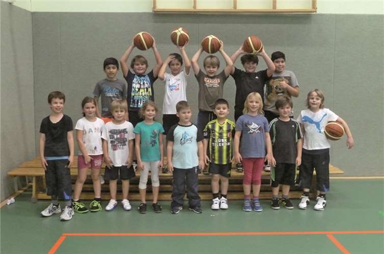 Die U10 Basketball-Spieler von Bendorf. privat
