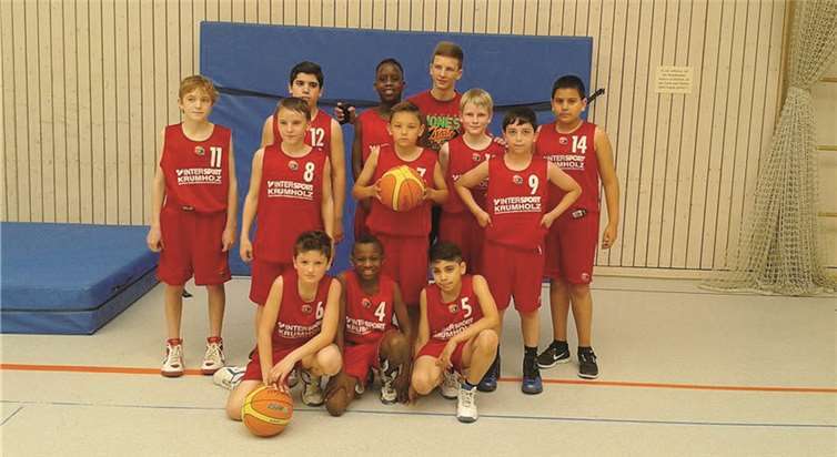 Die U12-Basketballer streichen bei der Landesmeisterschaft den Vize-Titel ein.privat