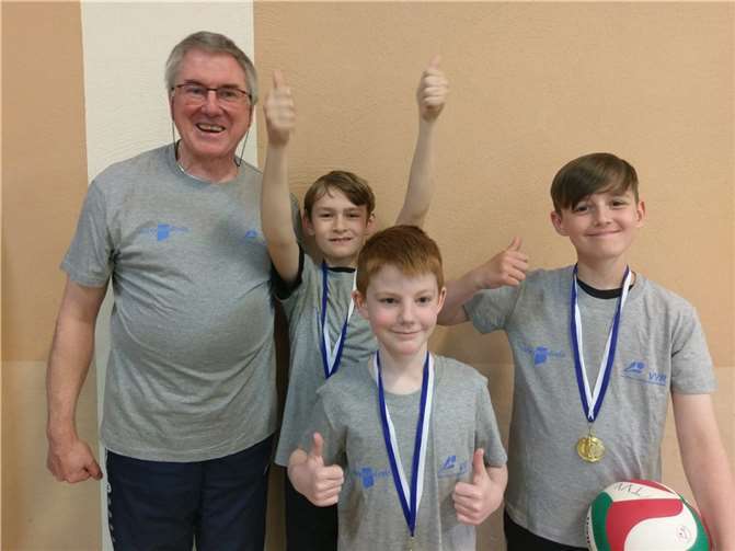 Die U12-Volleyballer konnten mit ihrer Leistung zufrieden sein.  Foto: privat