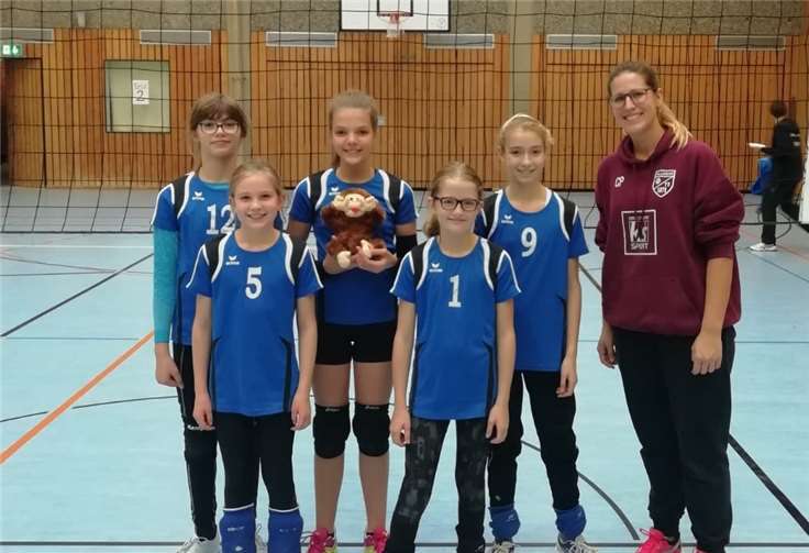 Die U14-Mädchen-Mannschaft.