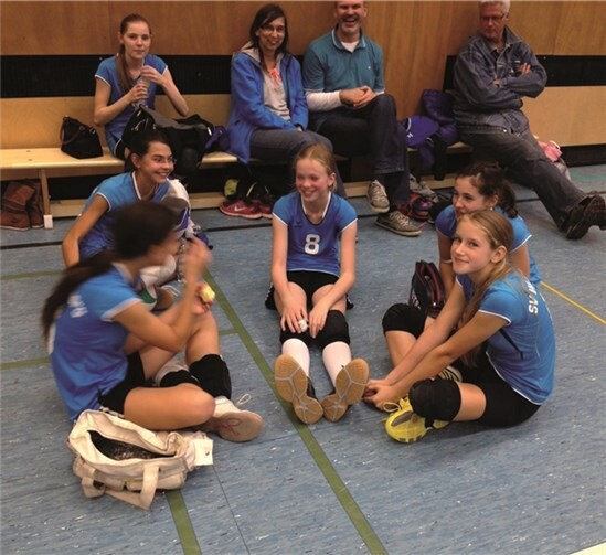 Die U14 nach dem Überraschungssieg. privat