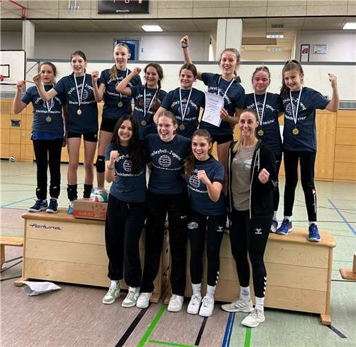 Die U15 Mannschaft des VC Mendig holte sich den Rheinlandmeistertitel. Foto: privat