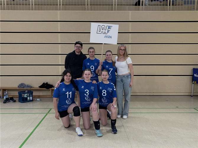 Die U15 des LAF Sinzig erreicht Platz 6 bei Südwestdeutschen Meisterschaften.  Foto: privat