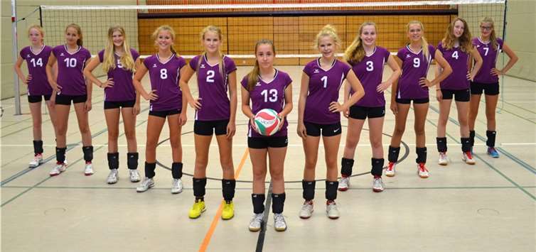 Die U16-Volleyballmädchen gehen als Zweitplatzierte in die Qualifikationsrunde A.privat