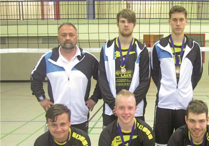 Die U20-Volleyballer aus Burgbrohl belegten den dritten Platz. privat