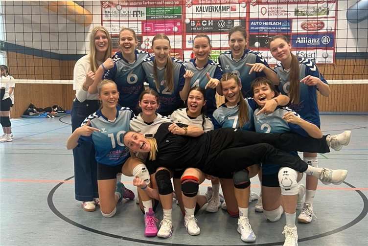 Die U20 startete mit drei Siegen souverän in die Vorrunde der Rheinlandmeisterschaft. Fotos: VC Eintracht Mendig