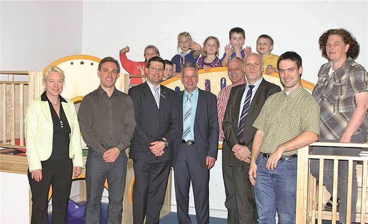 Die U3-Spielhochebene ist aus dem Alltag der Kinder nicht mehr wegzudenken.  Privat