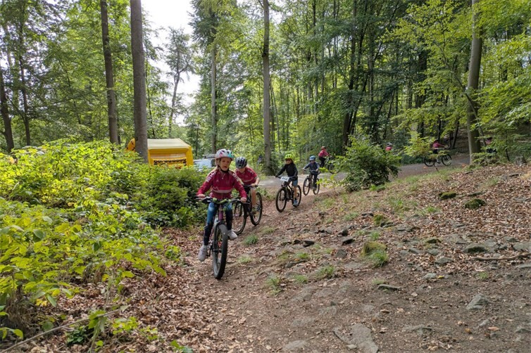 Die U9 kämpft um die Clubmeister-Titel beim MTB-Rennen in Kottenheim