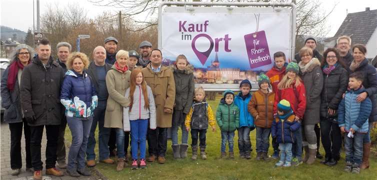 Die UWG will mit der Aktion „Kauf im Ort“ die Einwohner auf die Situation des Einzelhandels im Ort aufmerksam machen. privat