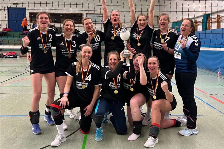 Die Ü 43-Mannschaft des Volleyball Club VC Eintracht Mendig.  Fotos: privat